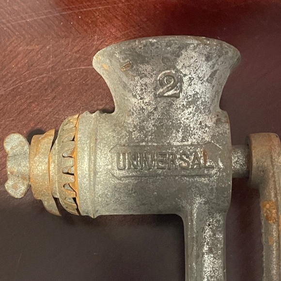 Vintage Universal No. 2 Food Chopper Table Mount Meat Ginder Made in USA - Picture 5 of 7